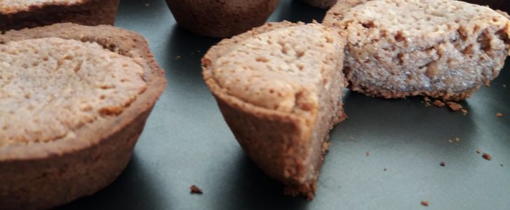 Queijadas com farinha de bolota